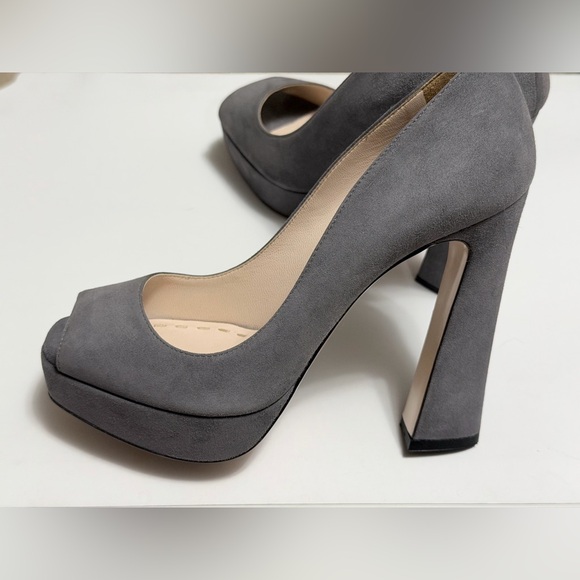 Miu Miu Shoes - Miu Miu Suede Platform Heels